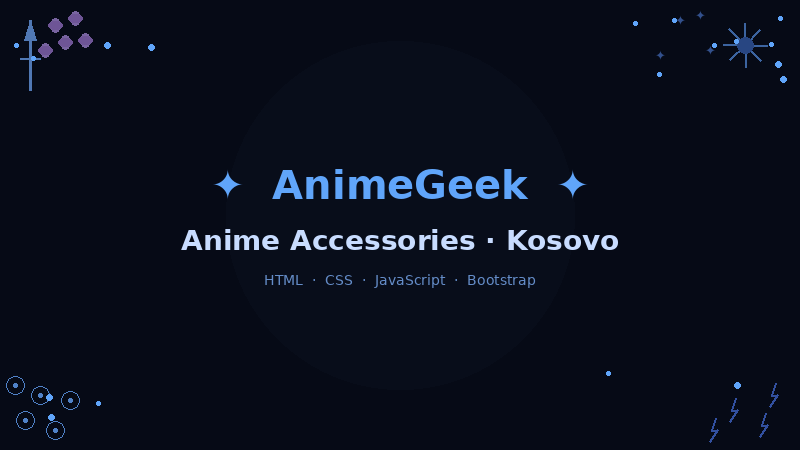 AnimeGeek e-commerce site